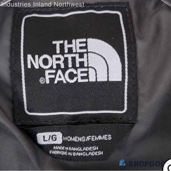 North Face nylon motorcycle puffer jacket size large EUC - Picture 4 of 6
